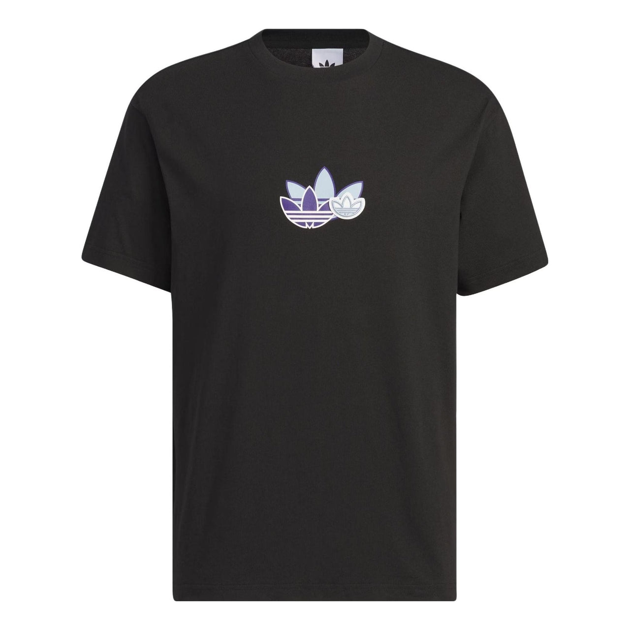 adidas Originals Trefoil Graphic T-Shirts 'Black' IN1042