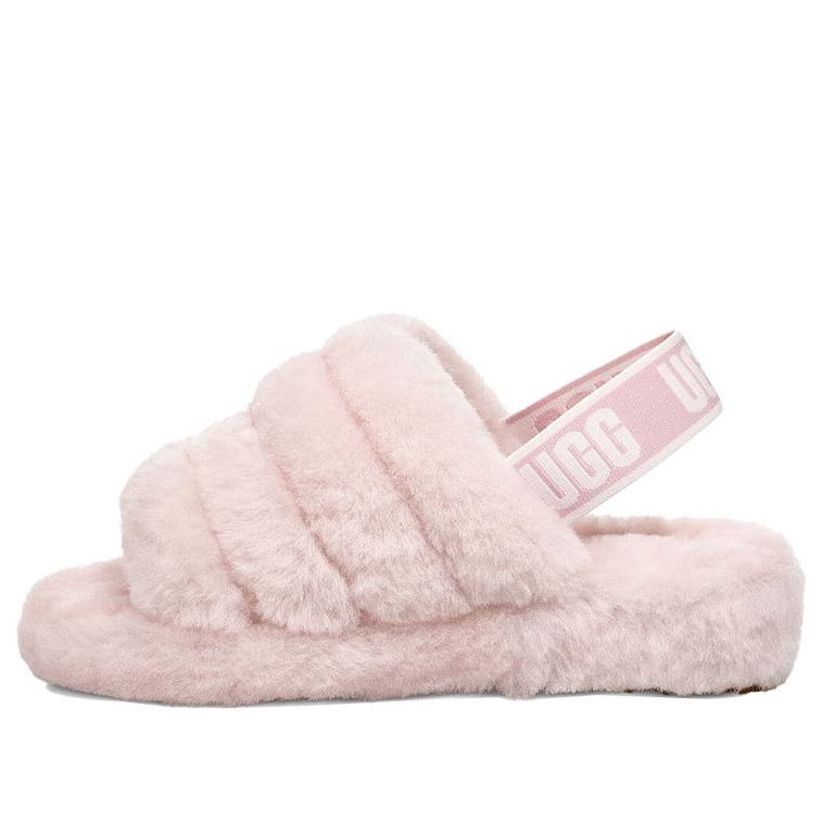 (WMNS) UGG Fluff Yeah Slide Thick Sole Shoe Pink 1095119-SLPN