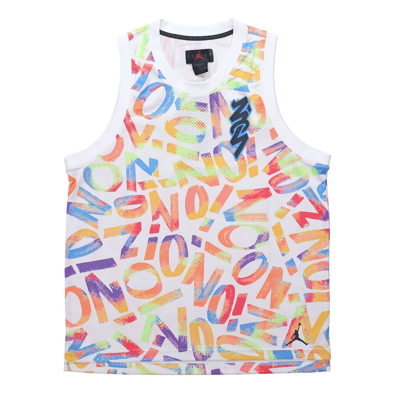 Nike AS Men's J ZION DF AOP Jersey White DH0595-100