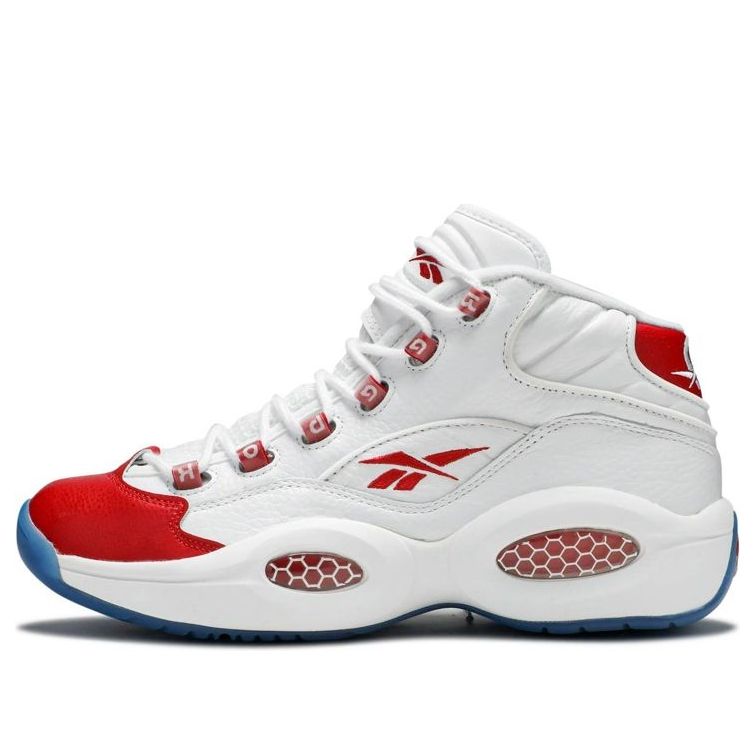 Reebok Question Mid 'White Pearlized Red' 79757