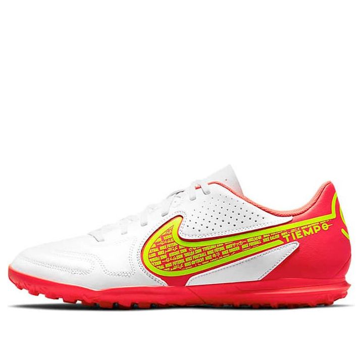 Nike Legend 9 Club TF Turf Sports Shoes White/Red DA1193-176