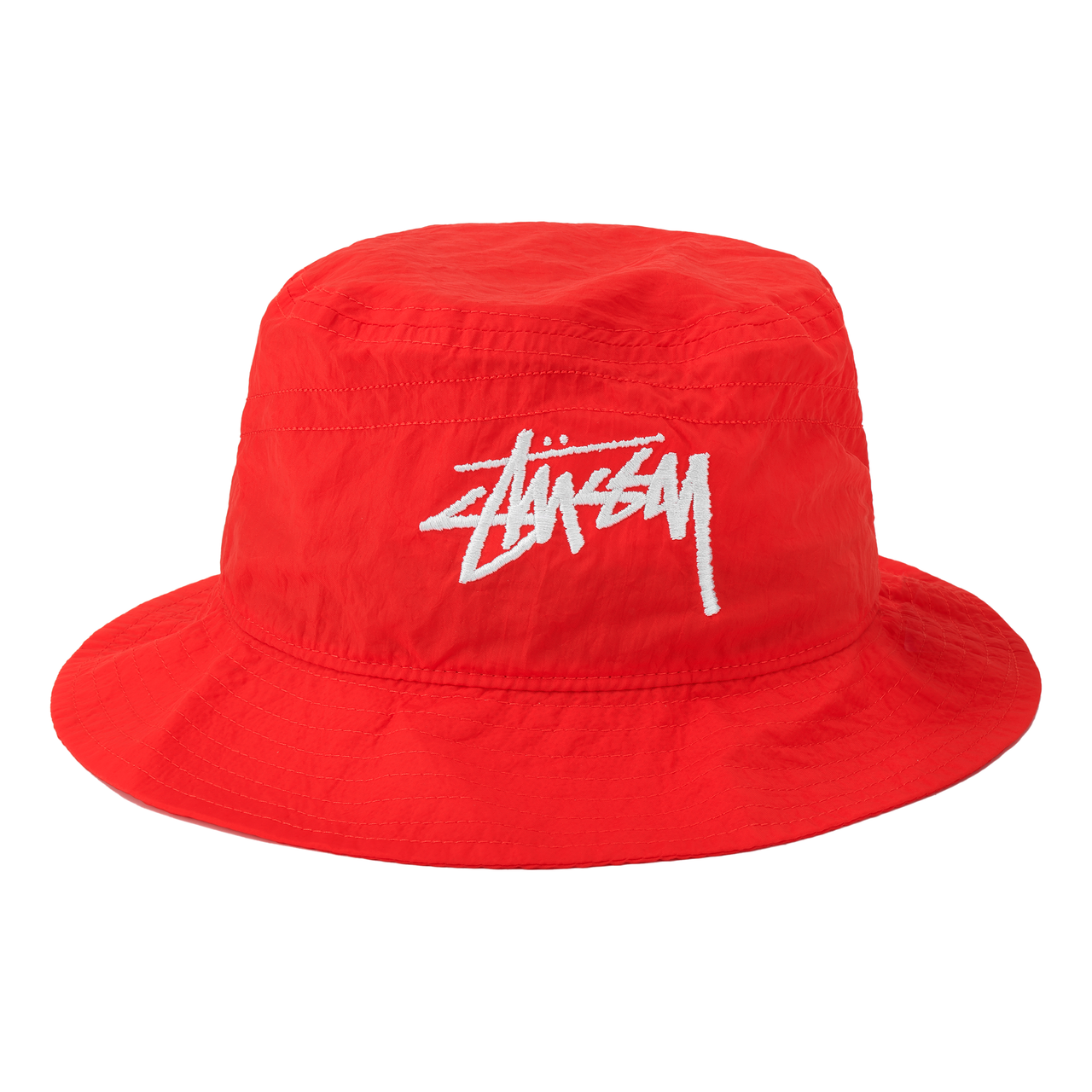 Nike x Stussy Bucket Hat 'Habanero Red White' CT8411-634