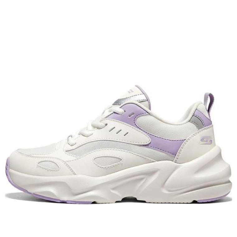 (WMNS) Skechers Bobs Bamina 2 'White Purple' 117363-WPUR