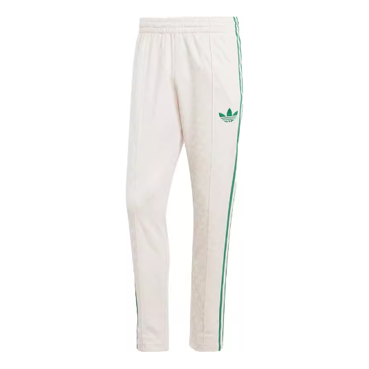 adidas originals Adicolor 70s Monogram Track Pants 'Wonder White Green' IP6984