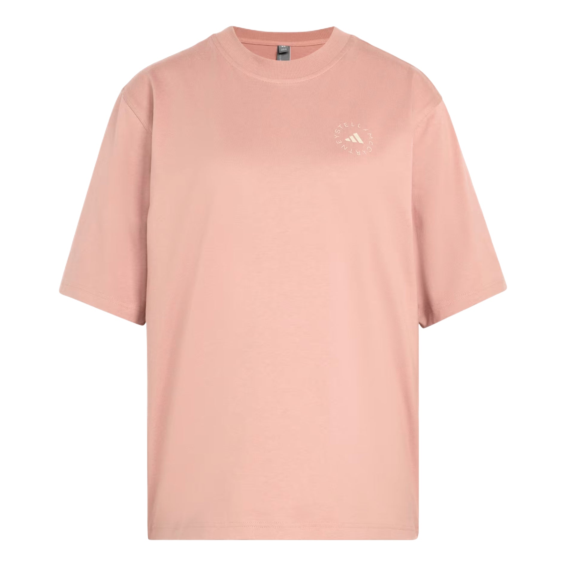 (WMNS) adidas x Stella McCartney Loose T-Shirt Asia Sizing 'Brown Mauve' JZ0696