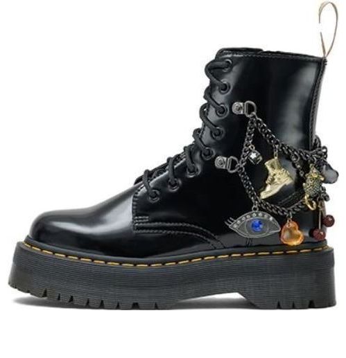 (WMNS) Dr.Martens x MARC JACOBS Charm Jadon Boots 'Black' 2S3FBO001F03