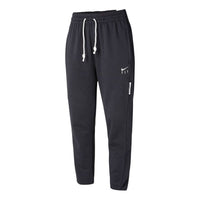(WMNS) Nike Swoosh Fly Standard Issue Embroidery Logo Sports Trousers Black DA6466-010