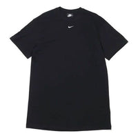 (WMNS) Nike As W Nsw Essntl Casual Sports Round Neck Short Sleeve Black Dress CJ2243-010