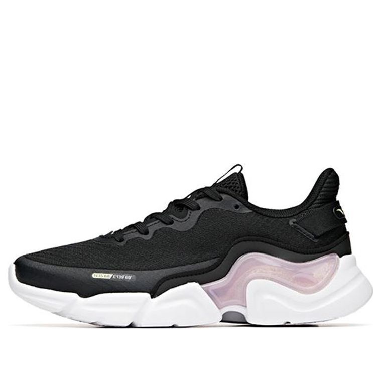 (WMNS) ANTA Running Series Sneakers 'Black Purple White' 122035565-1