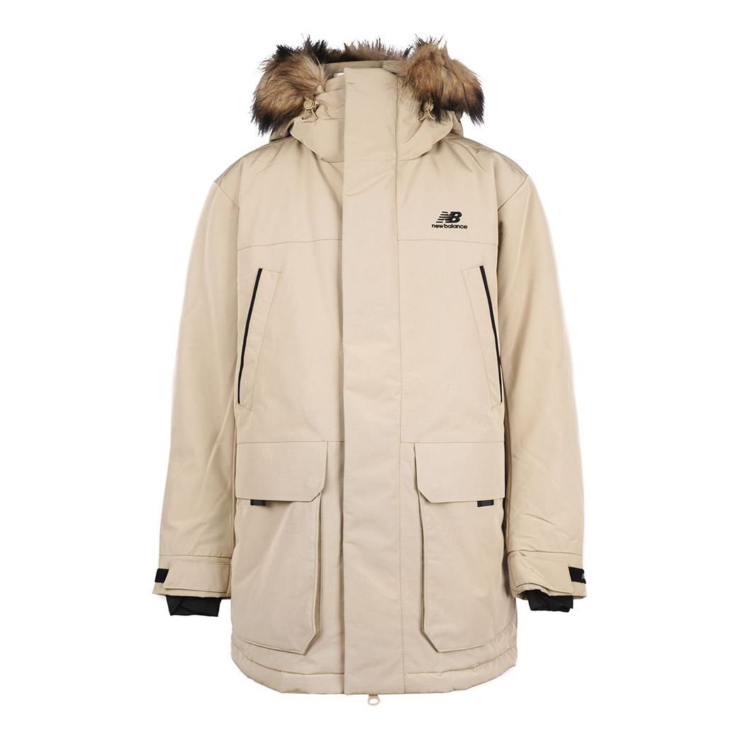 New Balance Long Down Coat 'Beige' NPA46011-BEI