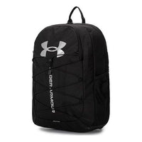 Under Armour Hustle Sport Backpack 'Black Silver' 1364181-001