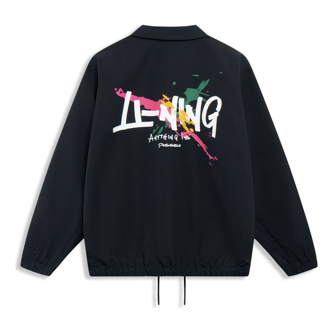 Li-Ning Graphic Coach Jacket 'Black' AJDT499-1