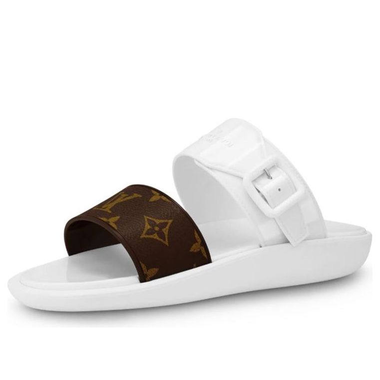 (WMNS) LOUIS VUITTON Sunbath Slides 'White' 1A66X3