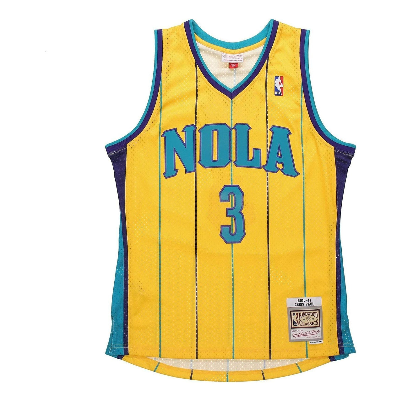 Mitchell & Ness x NBA New Orleans Hornets 2010-11 Swingman Jersey 'Chris Paul 3' SMJYAC19023-NOHYELL10CPA