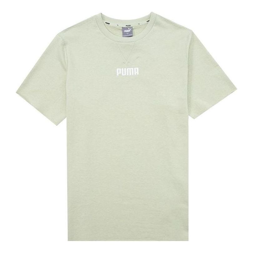 PUMA Basic Logo T-Shirts 'Green' 849593-33