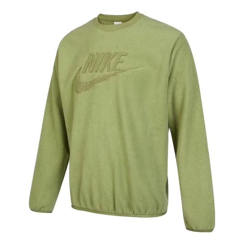 Nike NSW Fleece Logo Sweatshirt 'Green' DQ4889-334
