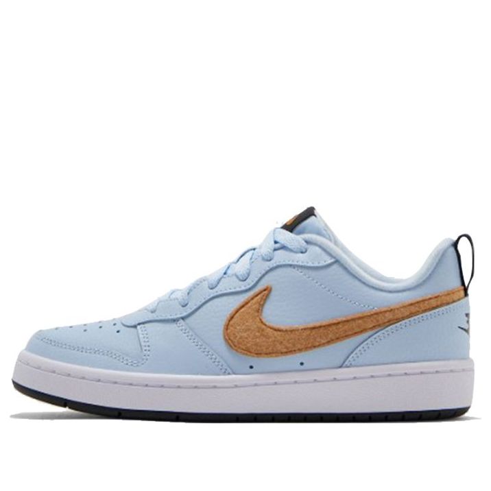 (GS) Nike Court Borough Low 2GS 'Blue Brown White' CQ4015-400