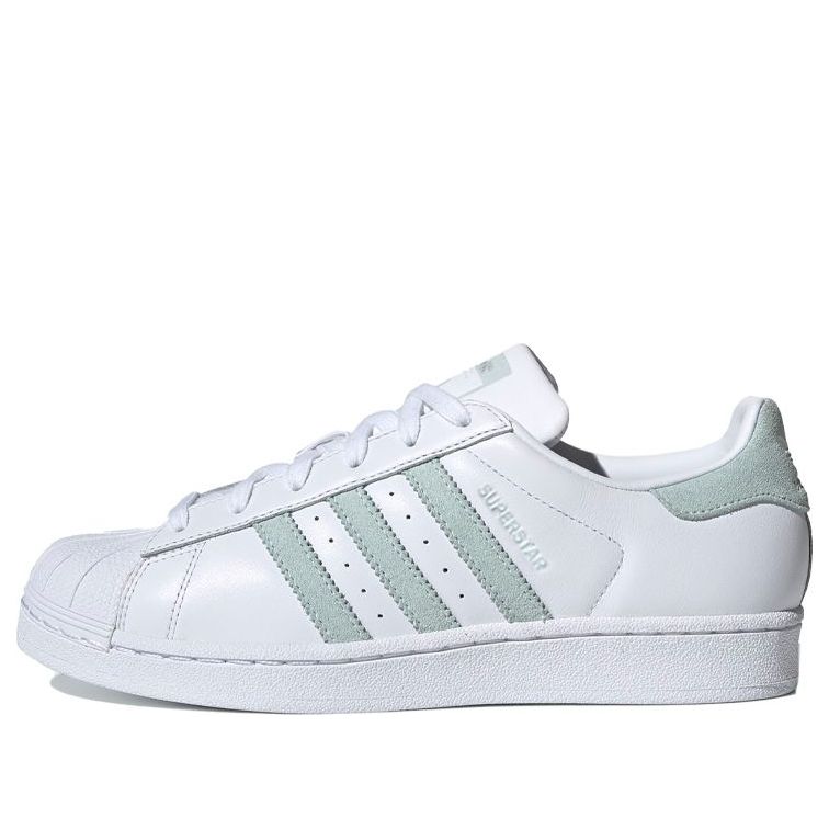 (WMNS) adidas Superstar 'White Vapour Green' EE7401