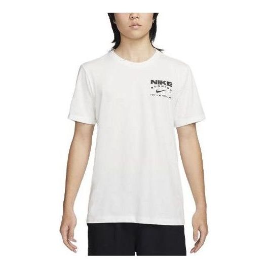 Nike Track Club Dri-FIT Running T-shirt Asia Sizing 'White' FQ3919-121