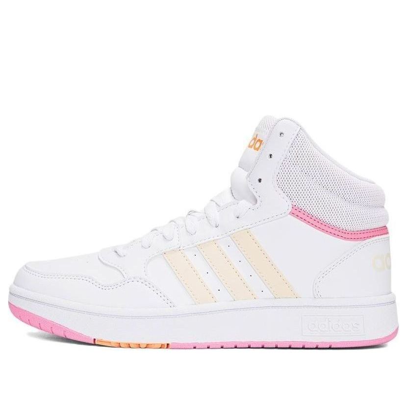 (PS) adidas Hoops Mid 3.0 K 'White Pink' HP6158