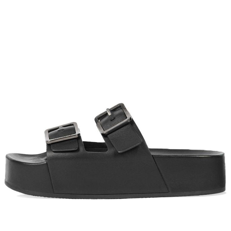 (WMNS) Balenciaga Mallorca Sandals Black 656842WA2M61010