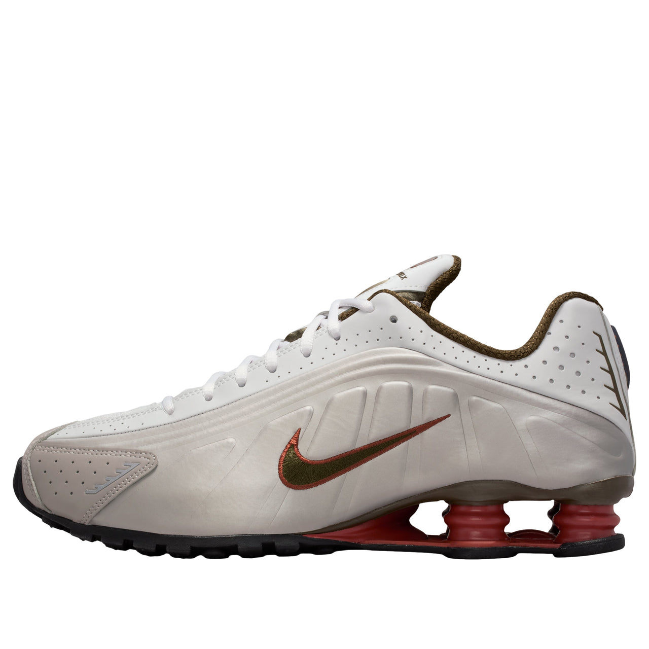Nike Shox R4 'White Red Grey' HQ1988-010