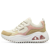 (WMNS) Skechers Street Uno Peaks Shoes 'White Tan Pink' 177546-NAT