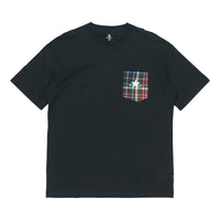 Men's Converse Classic Round Neck Sports Short Sleeve Black 10020885-A02