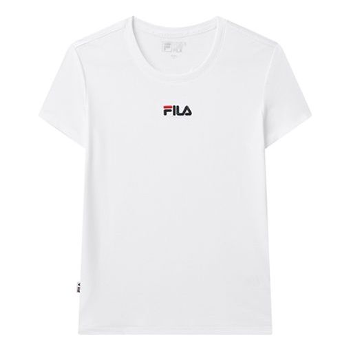 (WMNS) FILA Casual Sports Short Sleeve t White T-Shirt F51W018154F-WT