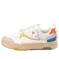 (WMNS) FILA FUSION Bank Skate Shoes 'White Yellow Gum' T12W228213FWP