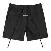 Fear of God Essentials SS20 Polar Fleece Sweat Shorts Black FOG-SS20-283