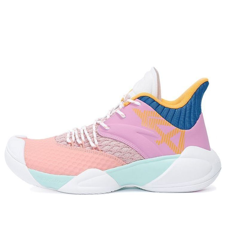 ANTA Basketball Series Sneakers Mid 'Pink White Blue' 112131616S-2