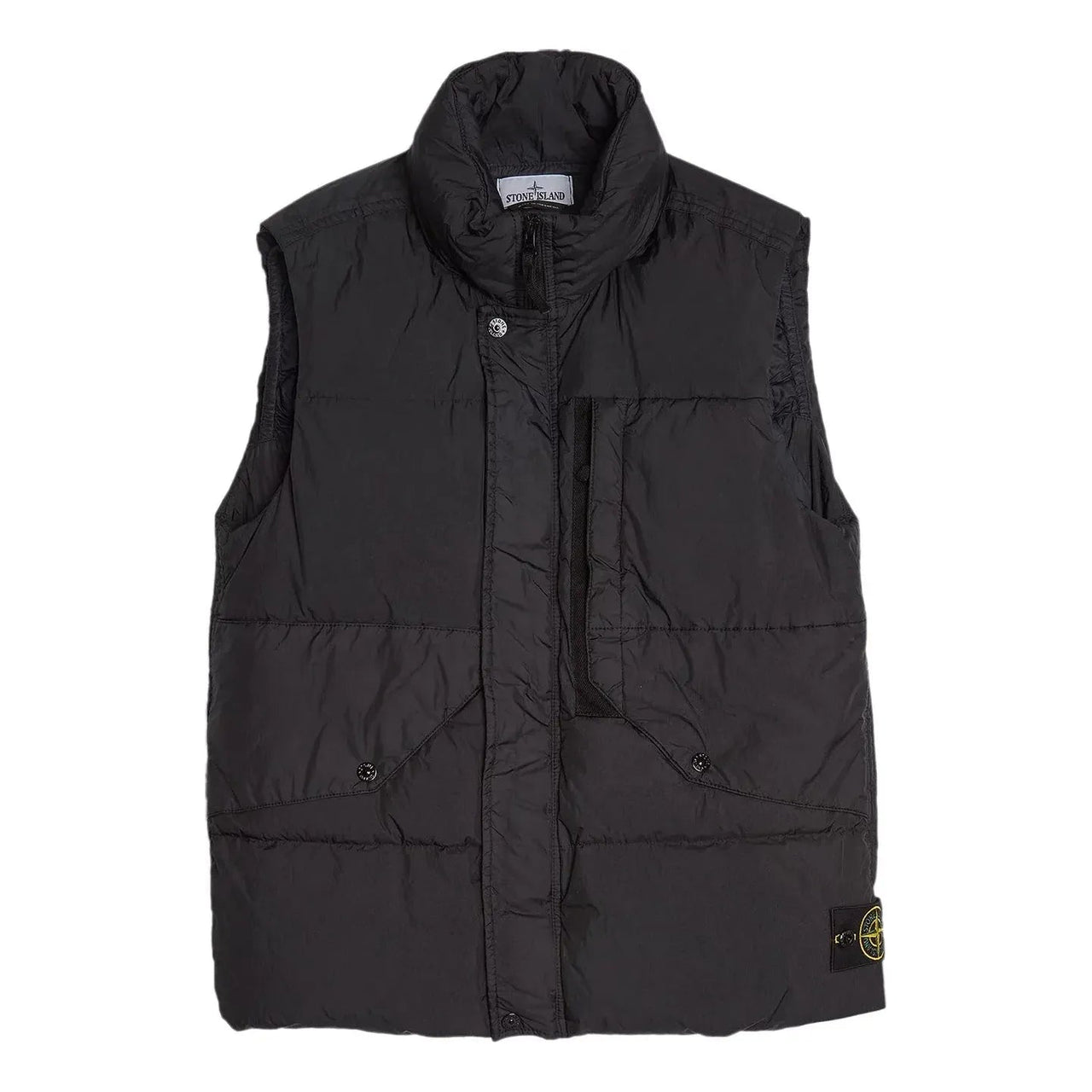 STONE ISLAND Crinkle Reps Down Vest 'Black' 7915G0423-V0029