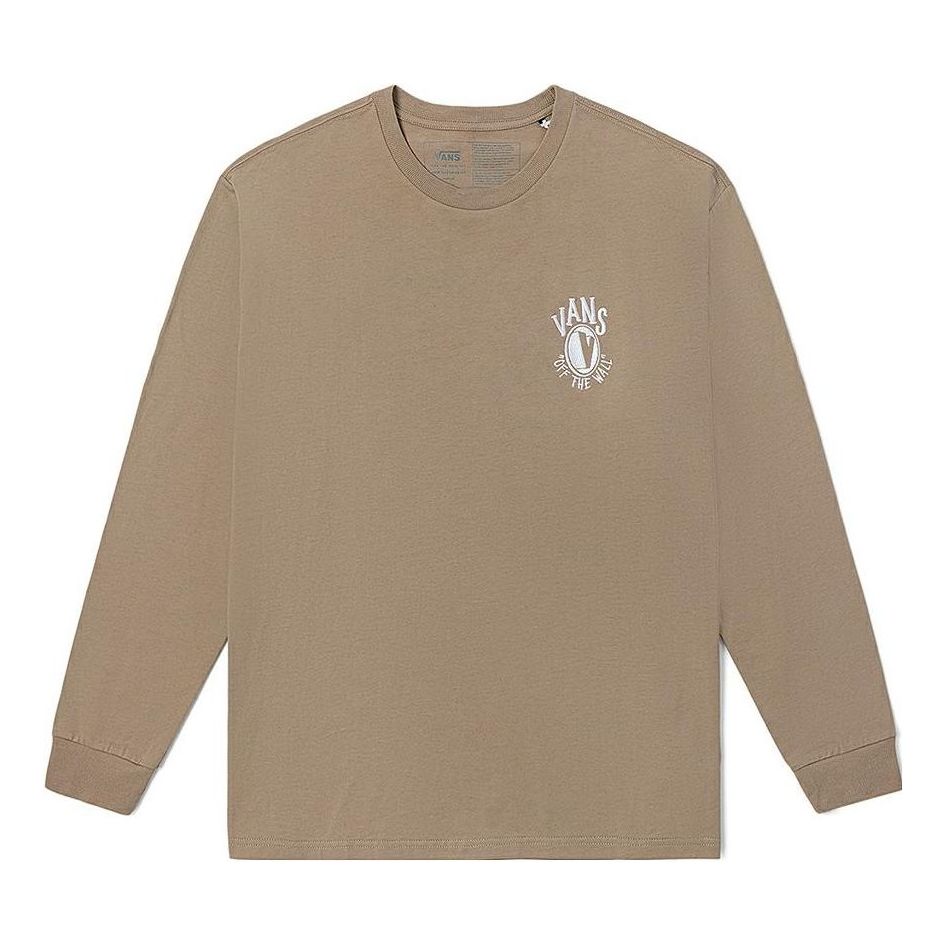 Vans Off The Wall Long Sleeve Tee 'Brown' VN0A7TRDYEH