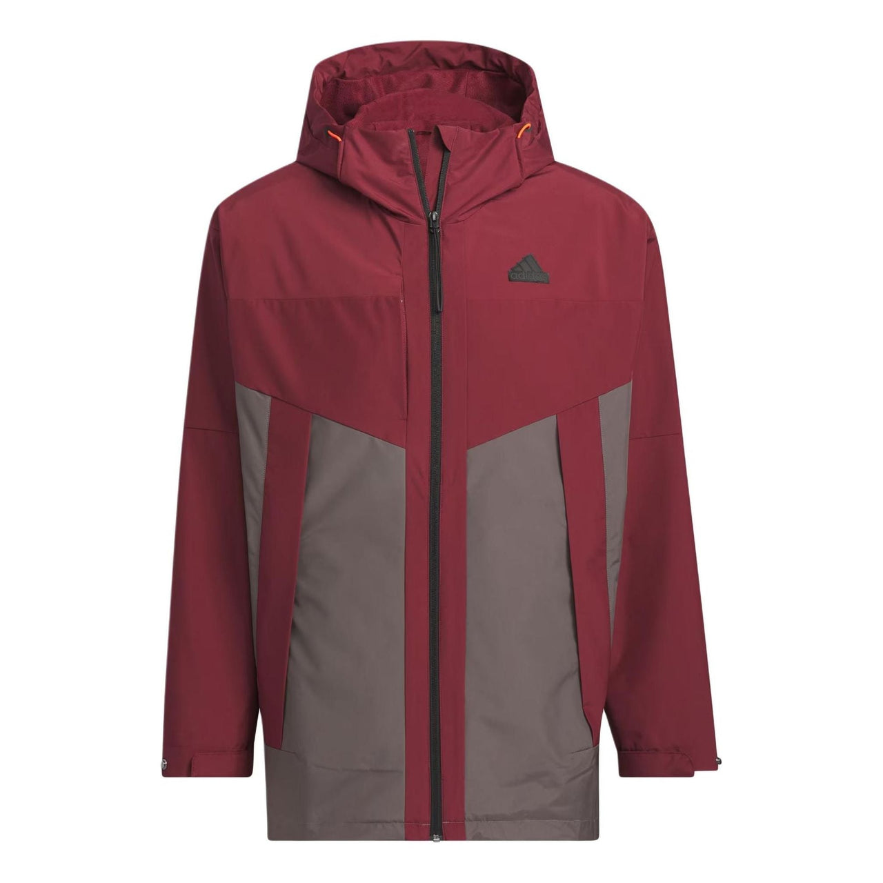 adidas City Escape Blocking Jacket Asia Sizing 'Red Grey' JE8577