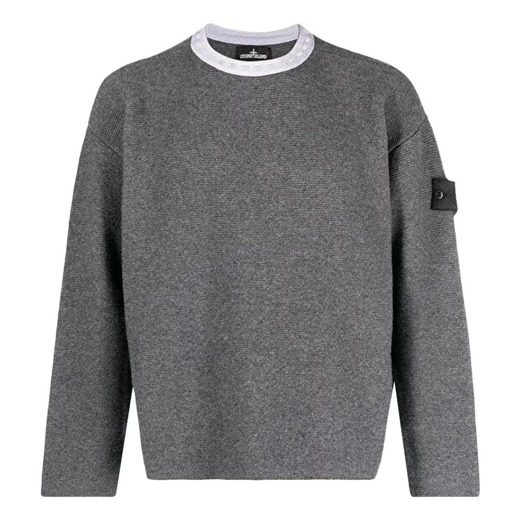 STONE ISLAND Shadow Project Compass Motif Jumper 'Dark Grey' 77195042U-V2063