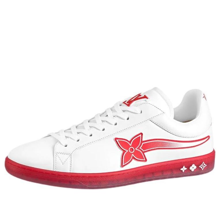 LOUIS VUITTON Luxembourg Samothrace Trainers 'White Red' 1A9FYM