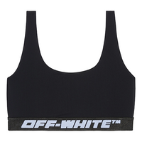 (WMNS) Off-White Logo Band Sports Bra Top 'Black' OWVO047C99JER0011000