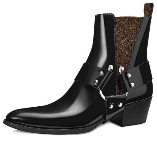 (WMNS) LOUIS VUITTON Rhapsody Ankle Boots 'Black' 1A65WO