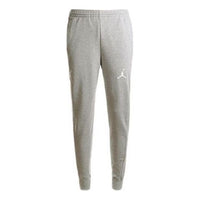بنطال رياضي رجالي من Air Jordan Flight Fleece مطرز بشعار مبطن بالصوف، لون رمادي AH3933-064