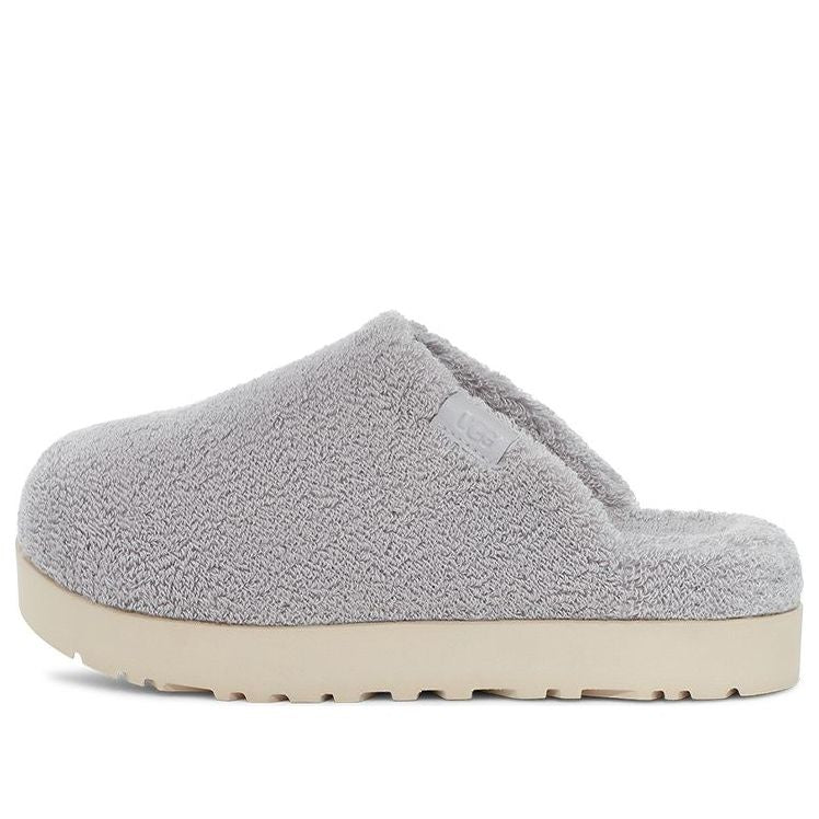 (WMNS) UGG Fluff Yeah Slide 'Metallic Grey' 1126386-MGR