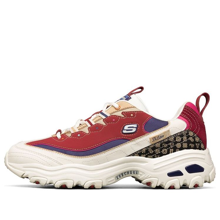 Skechers D'lites 2021 New Year White/Red 666169-MULT