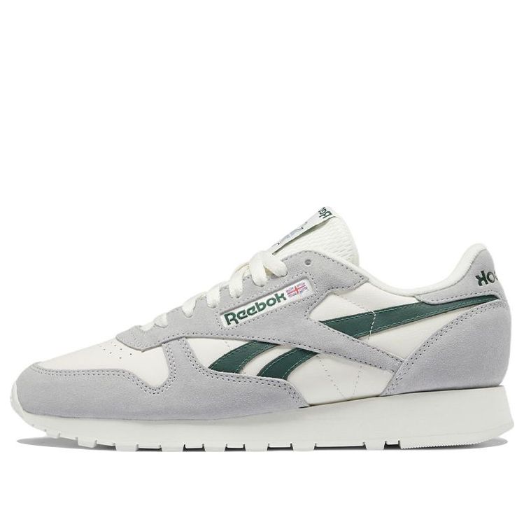 Reebok Classic Leather 'Pure Grey Dark Green' GX9319