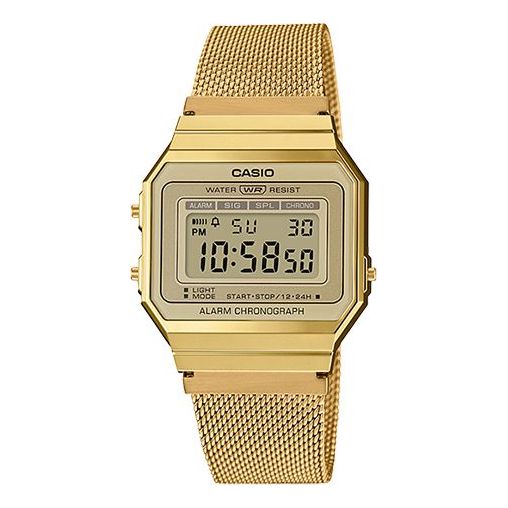 CASIO Waterproof Quartz Unisex Mens Gold Digital A700WMG-9A