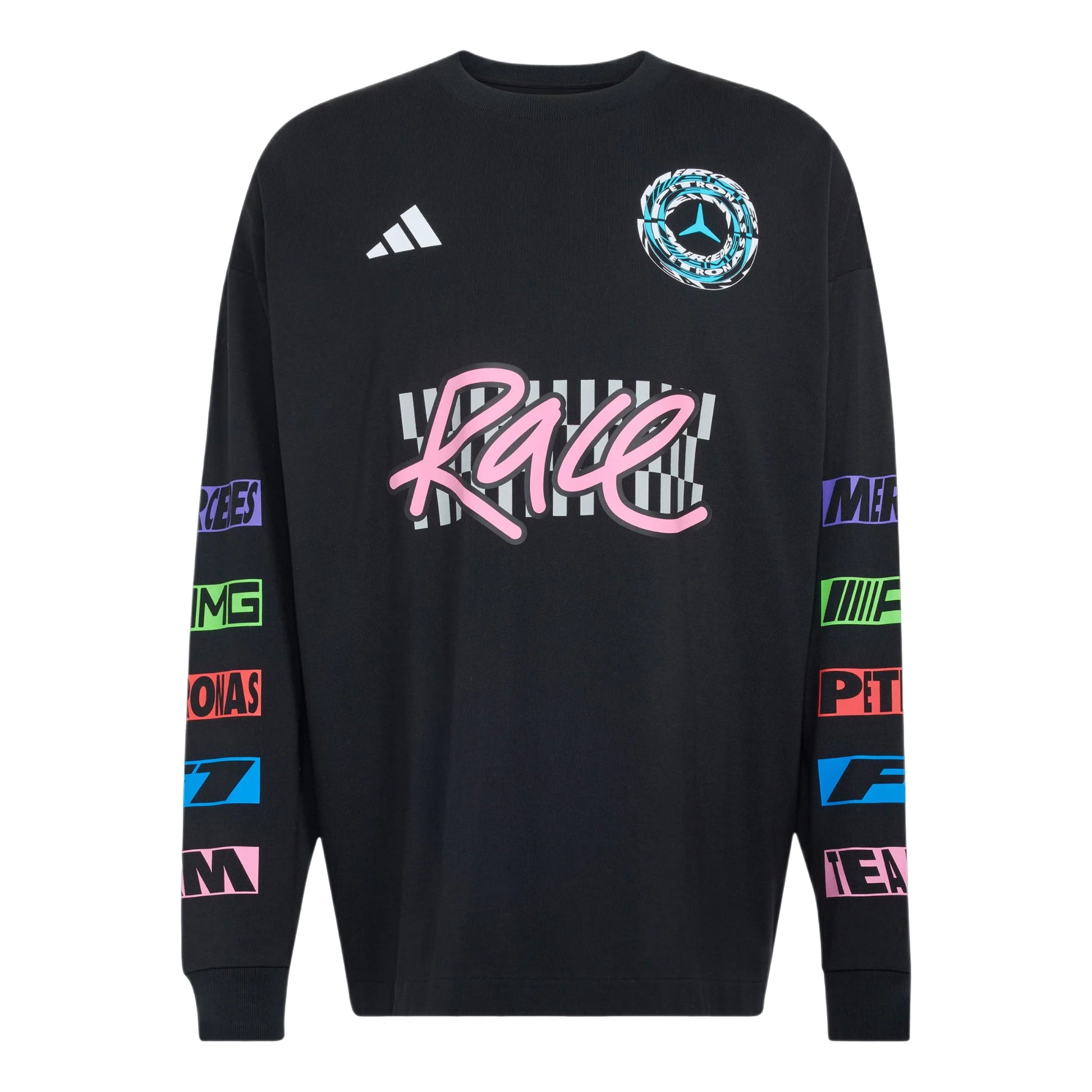 adidas x Mercedes - AMG Petronas Formula 1 Team Light On T-Shirt 'Black' KR9698