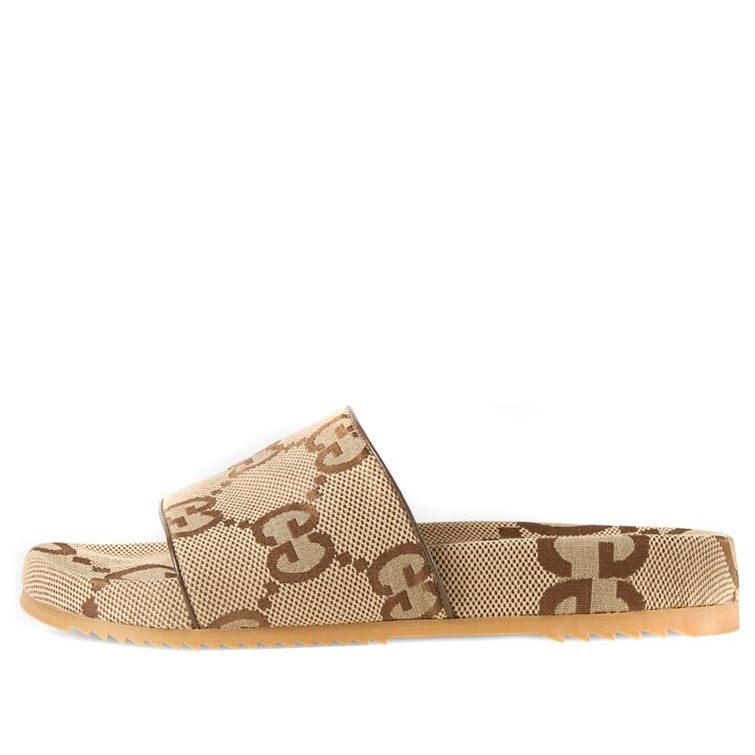 Gucci GG Canvas Slide Sandal 'Camel Monogram' 624695-UKOD0-2673