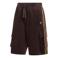 adidas Adicolor Cargo Shorts Asia Sizing 'Aurora Coffee' KR1382