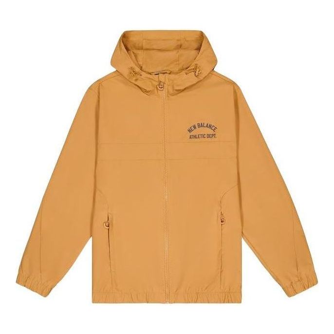 New Balance Athelitics Woven Windbreaker Jacket 'Yellow' AMJ41303-TCC