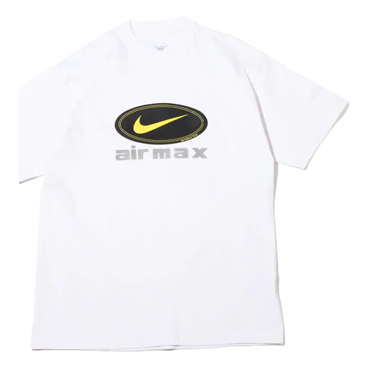 Men's Nike Logo Alphabet Printing Breathable Round Neck Short Sleeve White T-Shirt DV9400-100
