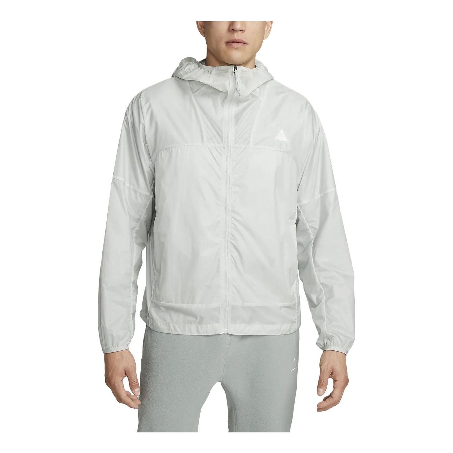 Nike ACG Windproof Cinder Cone Jacket 'Light Silver Summit White' DB0978-034